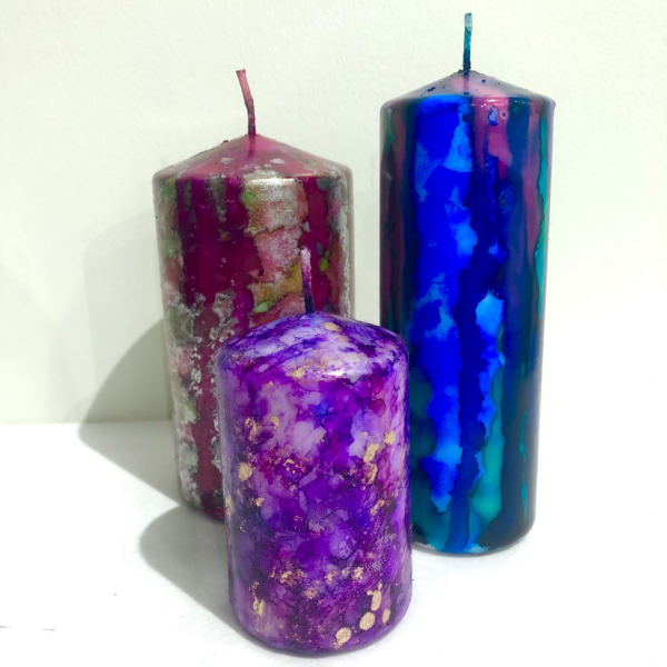 Image for event: Alcohol Ink Workshop with Art &amp; Soul - Make Your Own Candle